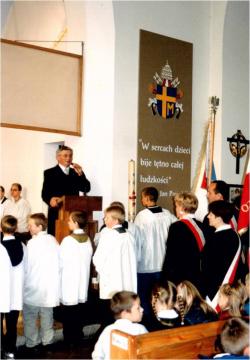 21 września 2002r. - uroczystość nadania szkole imienia Jana Pawła II.