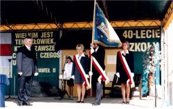 21 września 2002r. - przekazanie nowego sztandaru.