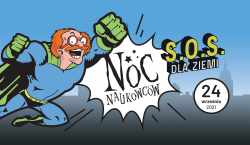 Noc Naukowców - plakat wydarzenia.