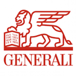 Logo firmy ubezpieczeniowej Generali.