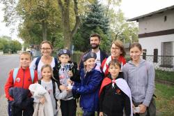 100 lat niepodległej - spacer historyczny uczniów z okazji setnej rocznicy odzyskania przez Polskę niepodległości.