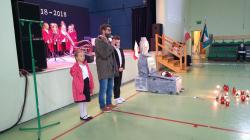 Obchody 100 rocznicy odzyskania Niepodległości w SP1 - przedstawienie.