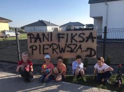 Bieg Lwa - dopingujący uczniowie.