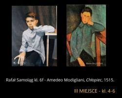 Rafał Smoląg kl. 6f - Amedeo Modigliani "Chłopiec".