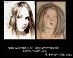Agata Walenciak kl. 6f - Stanisław Wyspiański "Główka Helenki".