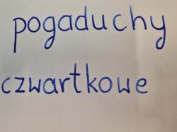 Pogaduchy czwartkowe - plakat.