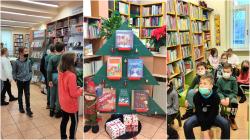 Lekcja klasy 4d w Bibliotece Publicznej.