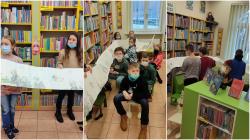 Lekcja klasy 4d w Bibliotece Publicznej.
