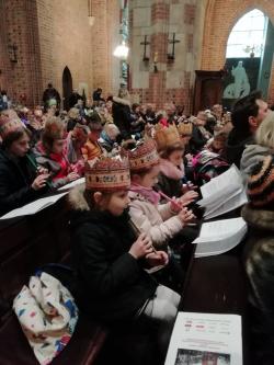 XXIV kolędowanie flażolecistów w Bazylice w Poznaniu.