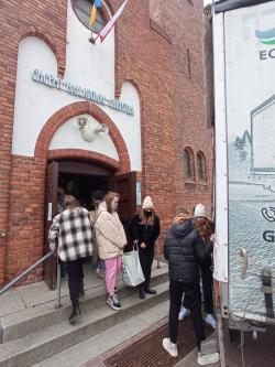 Zbiórka darów dla Ukrainy - nasi wolontariusze.