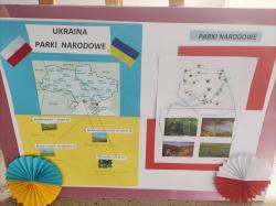 Projekt Geograficzne spojrzenie na Polskę i Ukrainę - plakat.