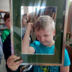 Teatr w bibliotece - klasa 3a