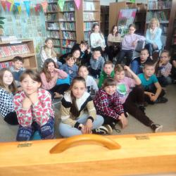 Teatr w bibliotece - klasa 3a