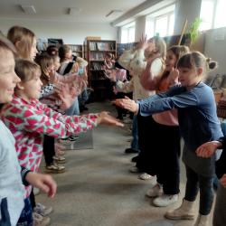 Teatr w bibliotece - klasa 3a