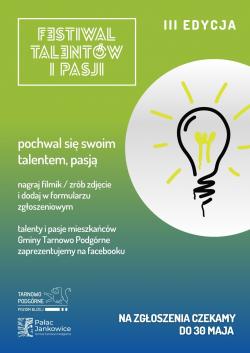 Festiwal Talentów i Pasji 2022 - plakat wydarzenia.