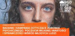 Projekt Młode Głowy - plakat kampanii.