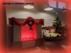 Mikołajki w bibliotece szkolnej,