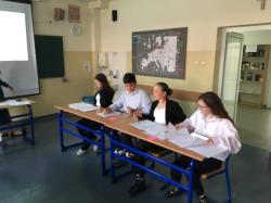 Reprezentacja SP1 na Turnieju Debat Oksfordzkich.