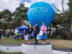 Memoriał im. Bronisława Szwarca - Zofia Hibner na najwyższym stopniu podium.