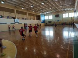 Rozgrywki podczas Igrzysk Młodzieży Szkolnej w futsalu.