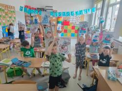 20 lat Polski w Unii Europejskiej - uczniowie SP1 podczas specjalnych zajęć edukacyjnych.