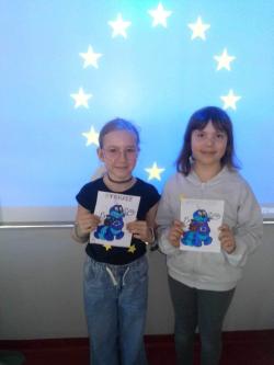 20 lat Polski w Unii Europejskiej - uczniowie SP1 podczas specjalnych zajęć edukacyjnych.