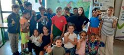 20 lat Polski w Unii Europejskiej - uczniowie SP1 podczas specjalnych zajęć edukacyjnych.