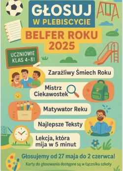 Belfer roku 2025 - plakat wydarzenia.