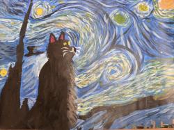 Spotkania ze sztuką - prace uczniów.