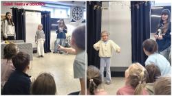 Sześciolatki w bibliotece 