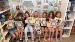 Sześciolatki w bibliotece szkolnej w roku 2025/2026