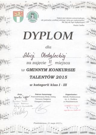 dyplom mam talent dyplom mam talent